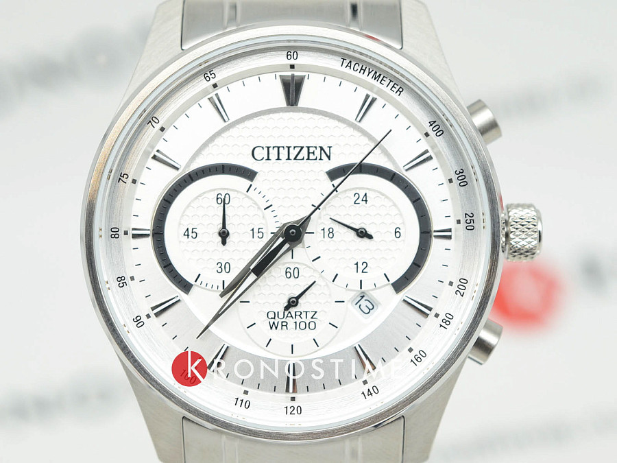 Часы Citizen Chronograph AN8190-51A — металл сталь, Япония