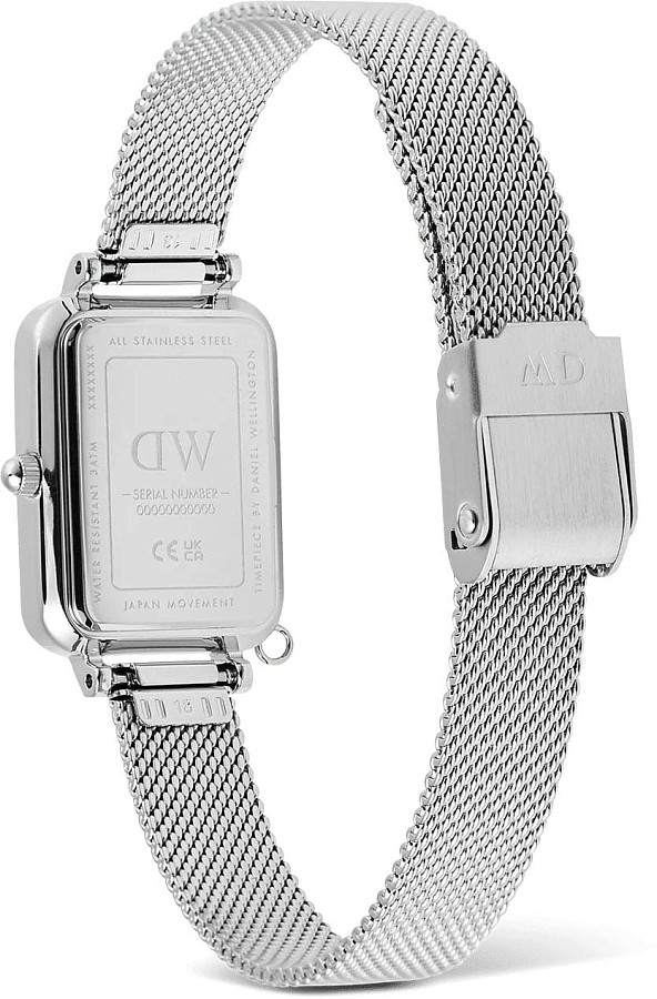 Часы Daniel Wellington Quadro Crystal Zodiac Sterling DW00100747 — кварцевые, сталь металл