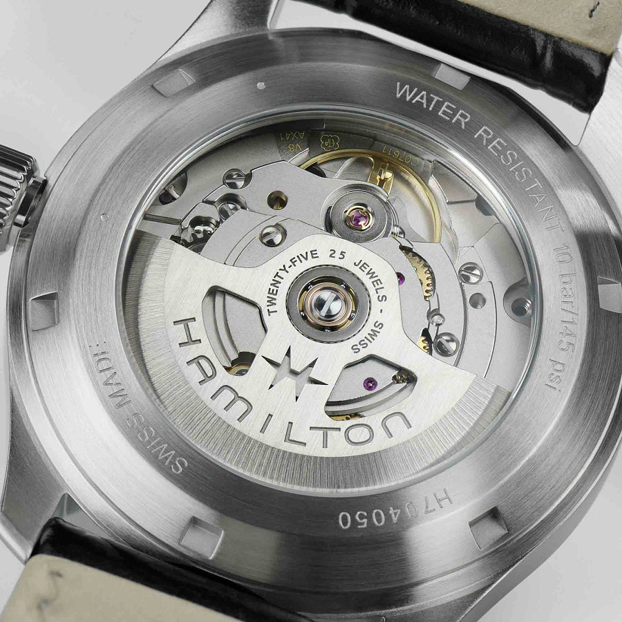 Часы Hamilton Khaki Field Murph H70405730 — мужские, черный