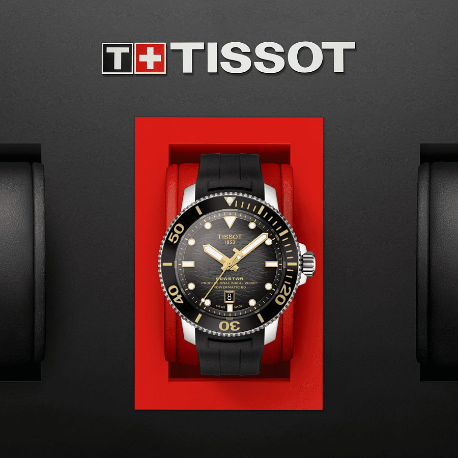Часы Tissot Seastar 2000 Professional Powermatic 80 T120.607.17.441.01 — сталь металл, Швейцария