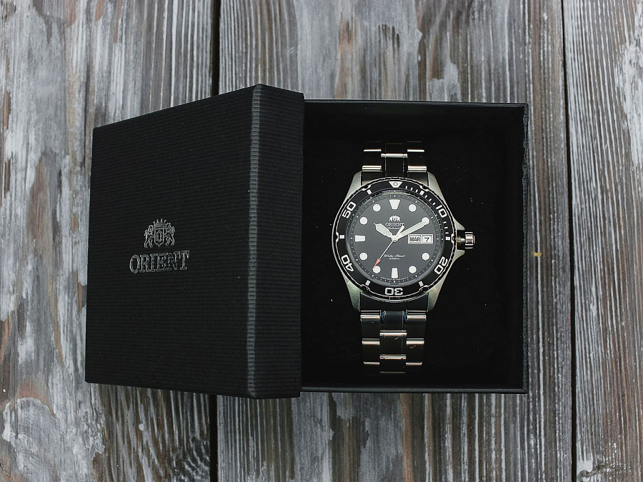 Часы Orient Diving Sports Automatic AA02004B — механические, Япония, мужские