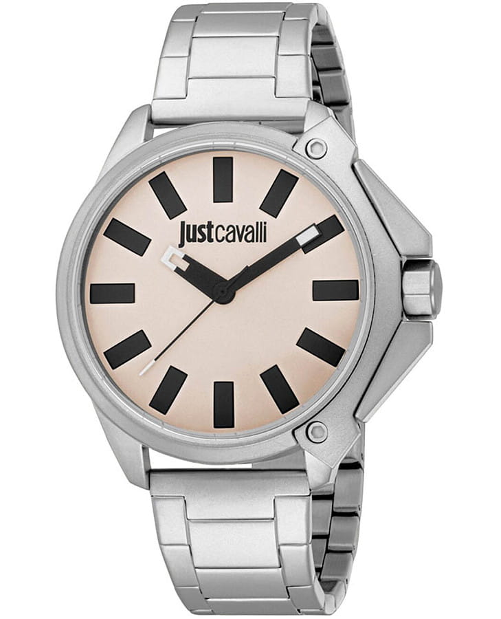 Часы Just Cavalli Cavaliere JC1G345M0045 — мужские, бежевый