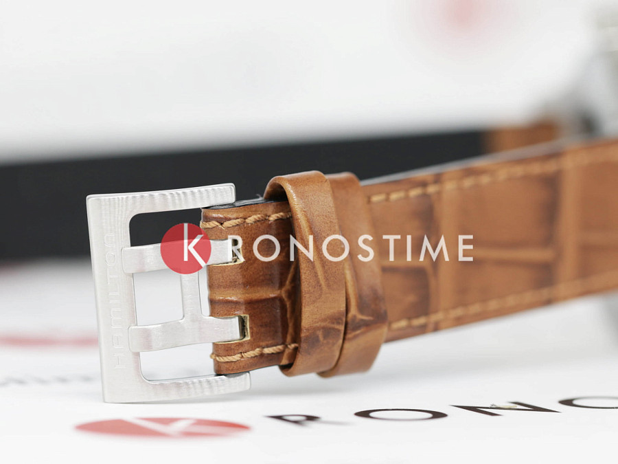 Часы Hamilton Khaki Aviation Converter Auto H76645540 — мужские, кожаный