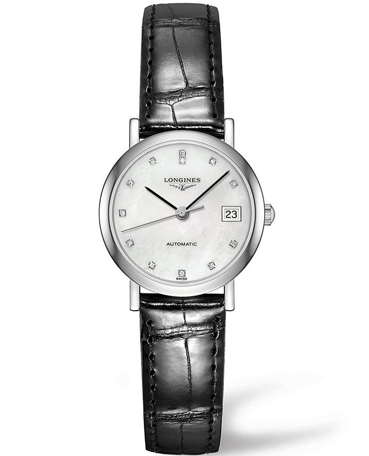 Часы Longines Elegant Collection L4.309.4.87.2 — женские, перламутровый