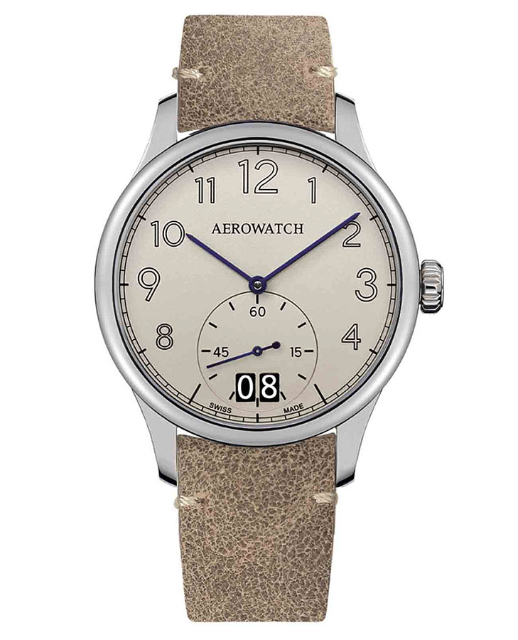 Часы Aerowatch Renaissance 39982 AA10 — мужские, бежевый
