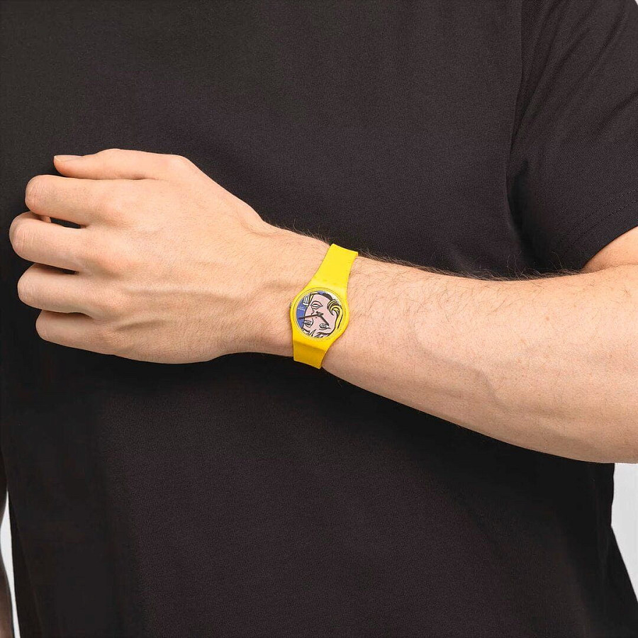 Часы Swatch Gent Biosourced Standart SO28Z117 — женские, силикон