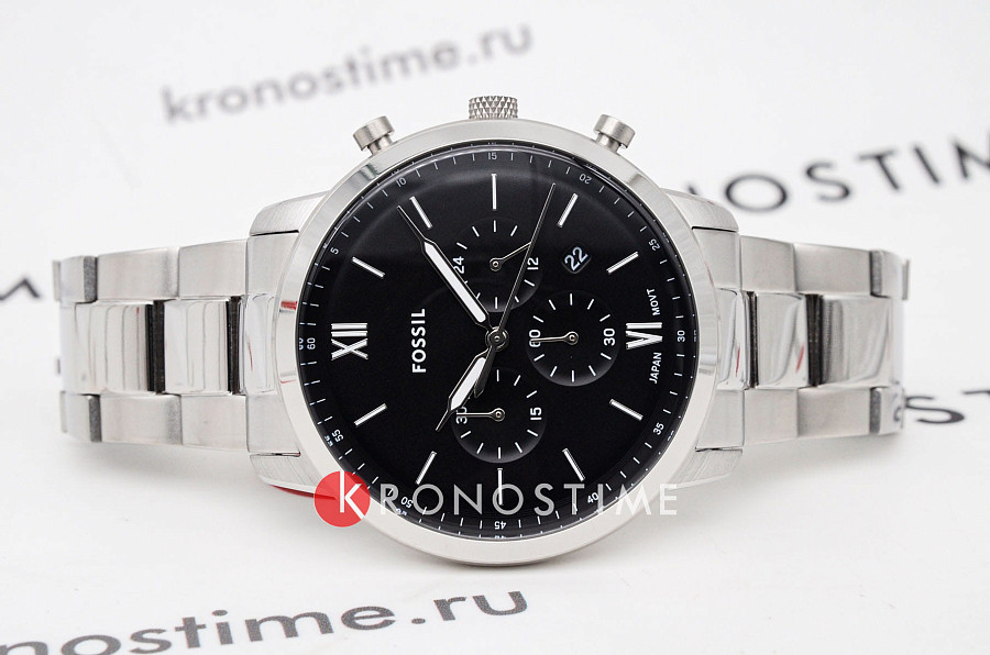 Часы Fossil FB-01 FS5384 — кварцевые, металл