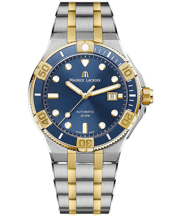 Часы Maurice Lacroix Aikon Venturer AI6058-SY013-430-1 — мужские, синий