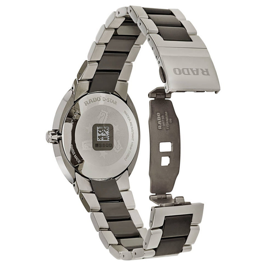 Часы Rado D-Star R15943162 — сталь + керамические вставки, мужские