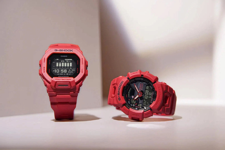 Часы Casio G-Shock GBD-200RD-4 — артикул GBD-200RD-4