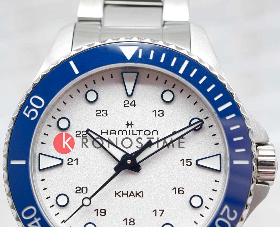 Часы Hamilton Khaki Navy Scuba Quartz H82231150 — металл сталь, Швейцария