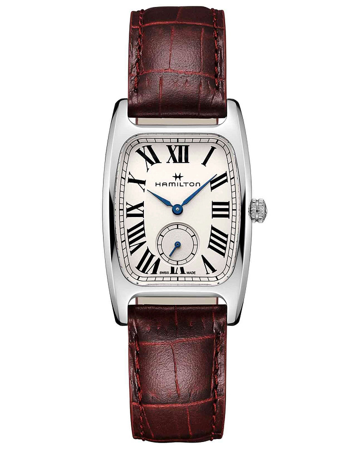 Часы Hamilton American Classic Boulton Small Second Quartz H13421811 — женские, белый