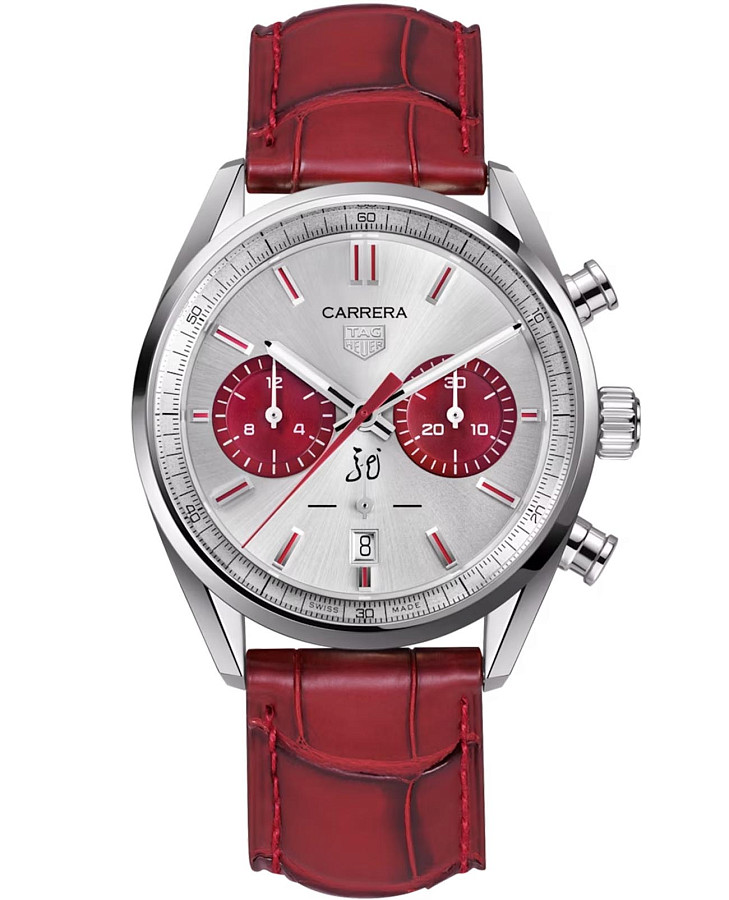 Часы TAG Heuer Carrera Chronograph CBN201H.FC6553 — мужские, серебристый