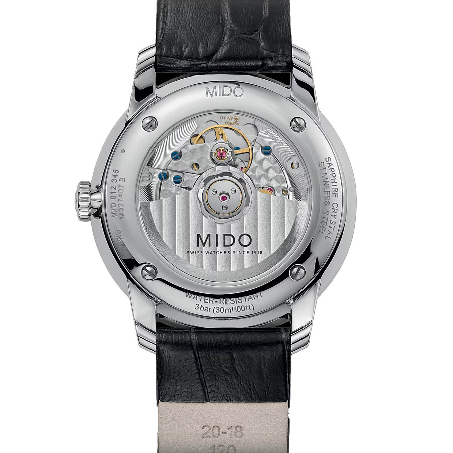 Часы Mido Baroncelli Heritage M027.407.16.011.00 — механические, сталь металл