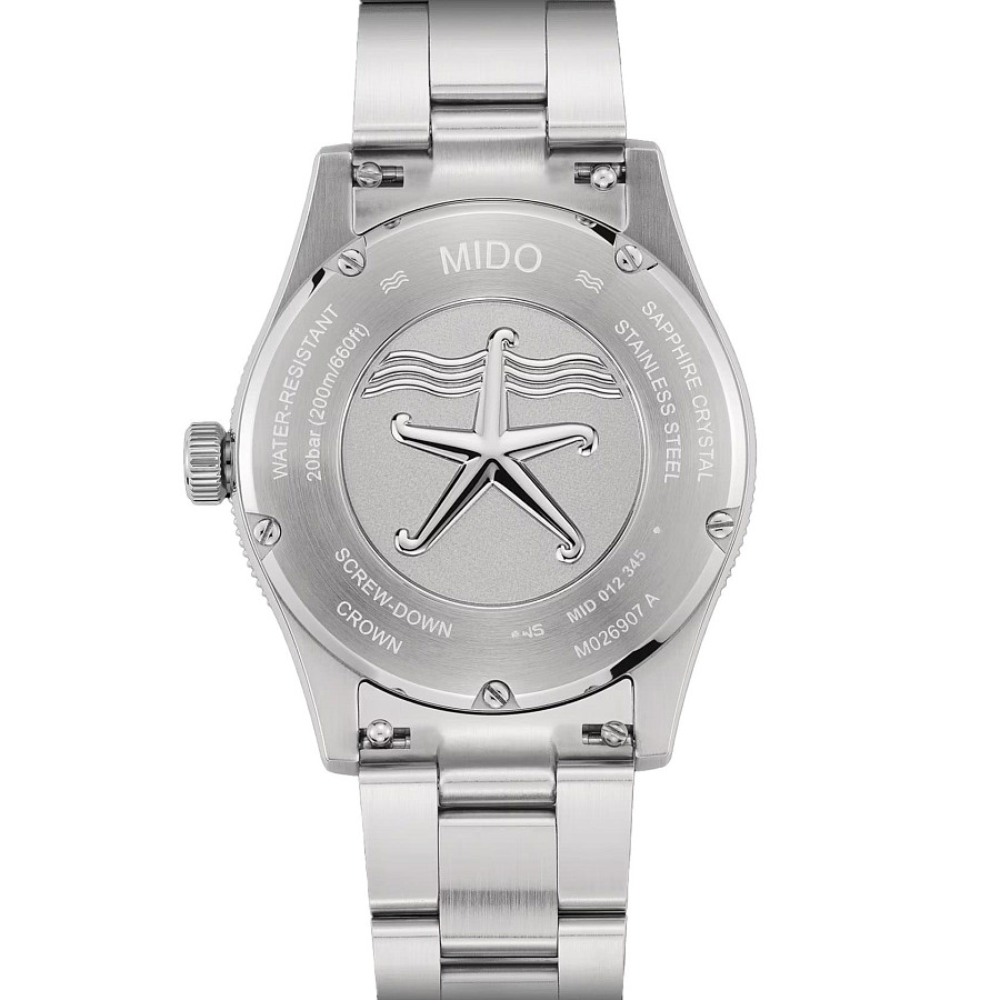 Часы Mido Ocean Star 39 M026.907.11.061.00 — черный, сталь металл