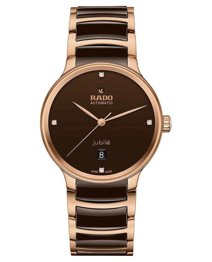 Часы Rado Centrix Automatic R30017712 — мужские, коричневый