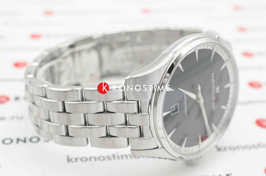 Часы Hamilton Jazzmaster Gents Auto H32475130 — мужские, нержавеющая сталь
