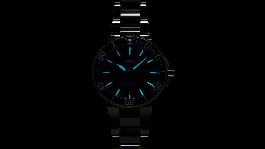 Часы Oris Aquis Sun Wukong Limited Edition 01 733 7766 4185-Set — механические, Швейцария, мужские