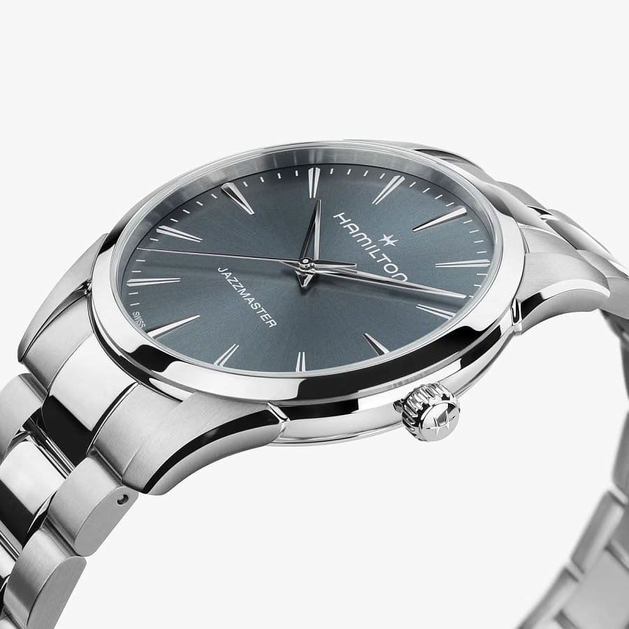 Часы Hamilton Jazzmaster Quartz 40mm H32461141 — сталь металл, Швейцария