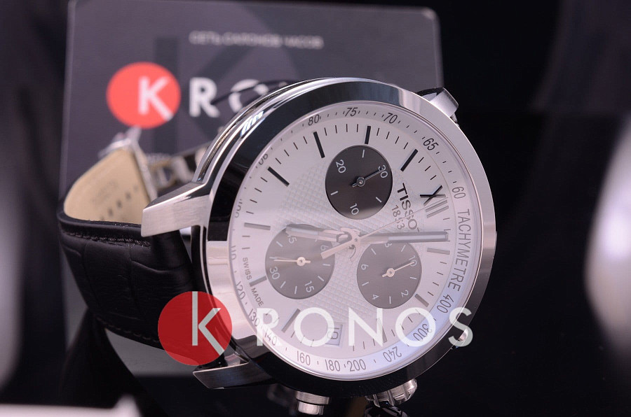 Часы Tissot PRC 200 Fencing Chronograph T055.417.16.038.00 — кожаный, мужские