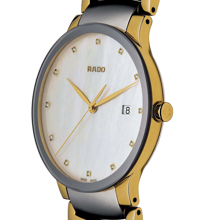 Часы Rado Centrix Diamonds R30931923 — кварцевые, сталь металл