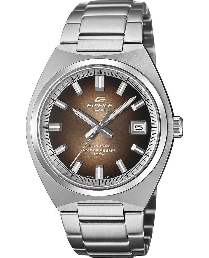 Часы Casio Edifice EFB-109D-5A — мужские, коричневый