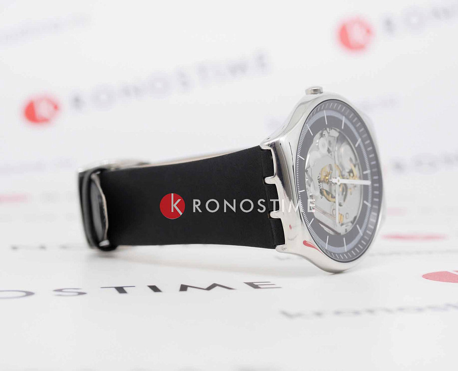 Часы Swatch Skin Irony 42 SS07S115 — кожаный, мужские