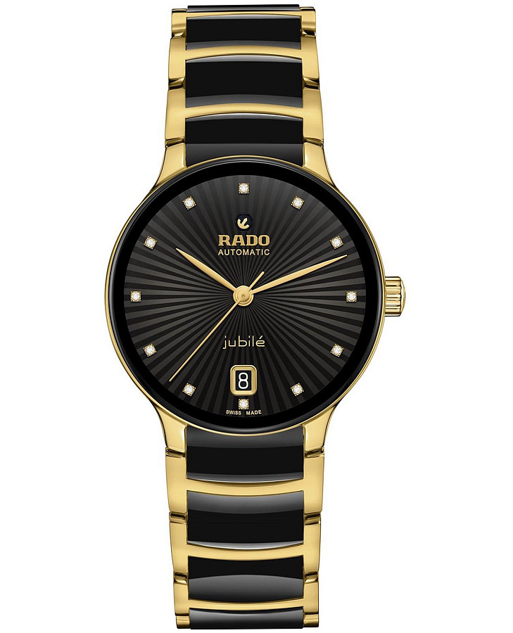 Часы Rado Centrix Automatic Diamonds R30032742 — женские, черный