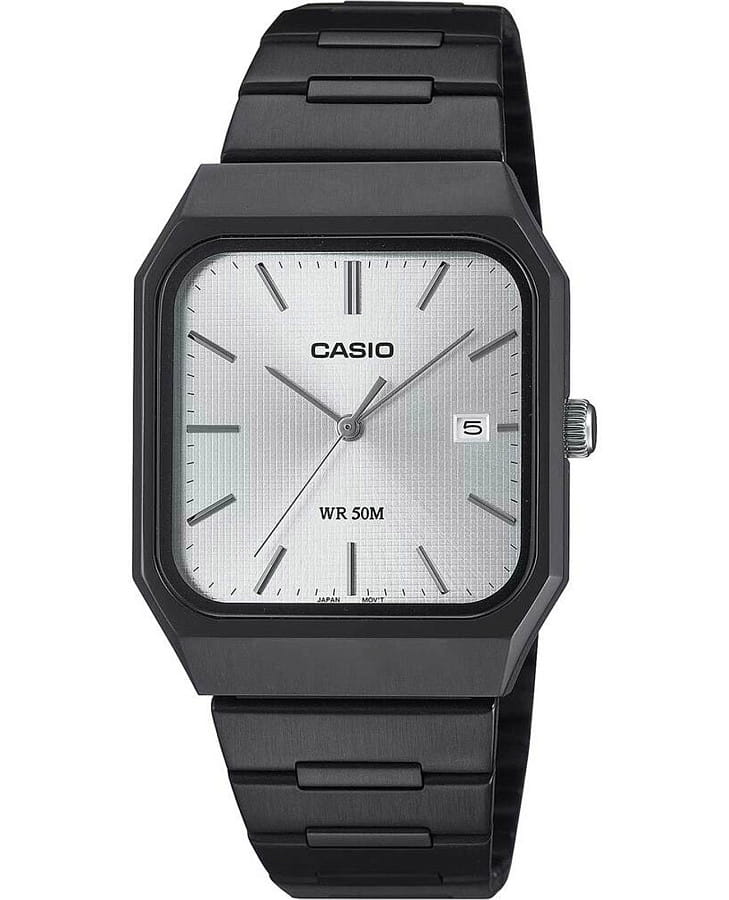 Часы Casio Collection MTP-B185B-7A — мужские, серебристый