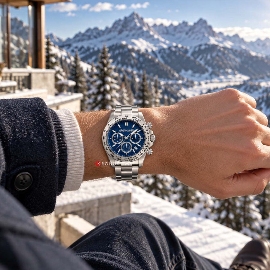 Часы Roberto Cavalli RC5G135M0055 — кварцевые, металл сталь