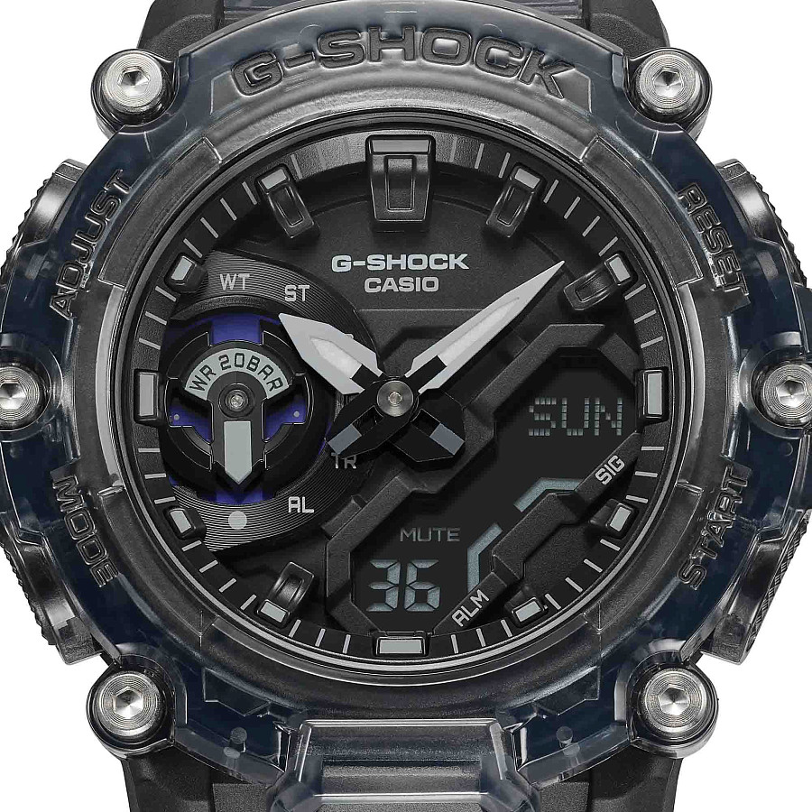 Часы Casio G-Shock GA-2200SKL-8ADR (GA-2200SKL-8A) — электронные, Япония, мужские