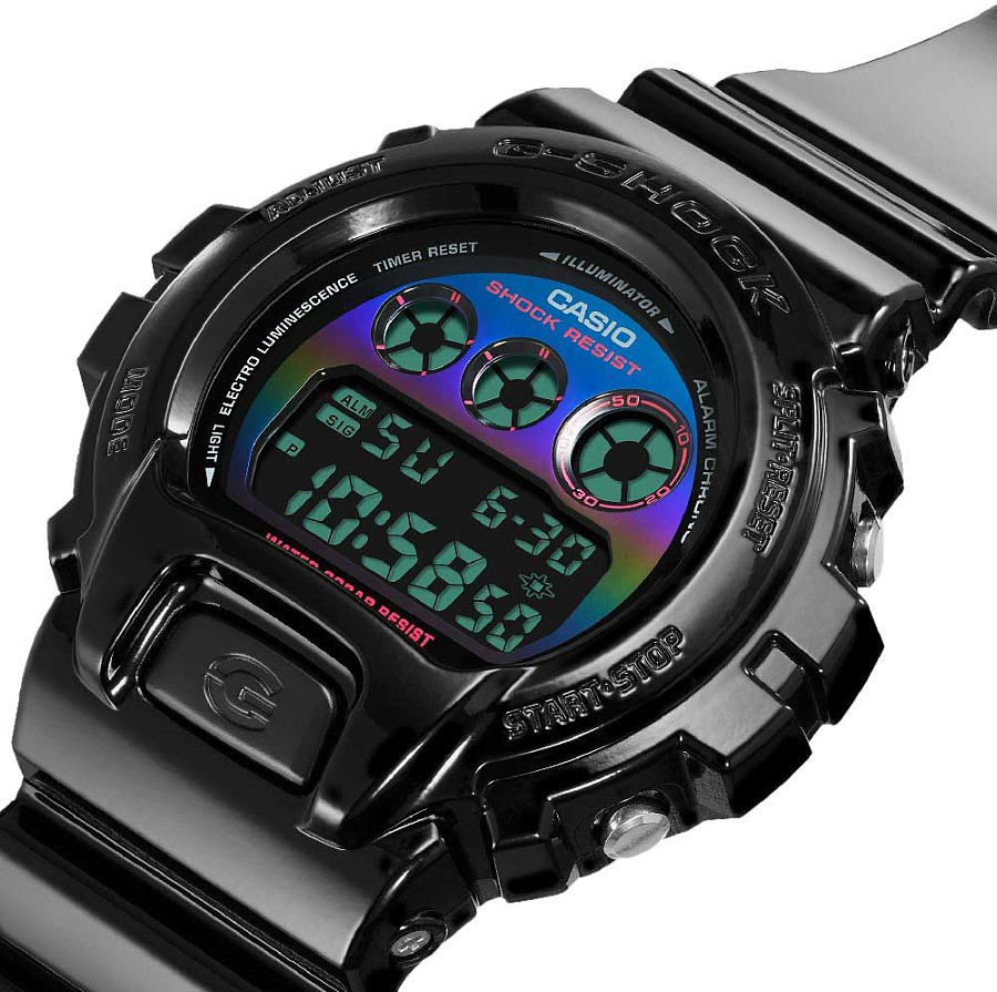 Часы Casio G-Shock DW-6900RGB-1DR (DW-6900RGB-1) — пластик, мужские