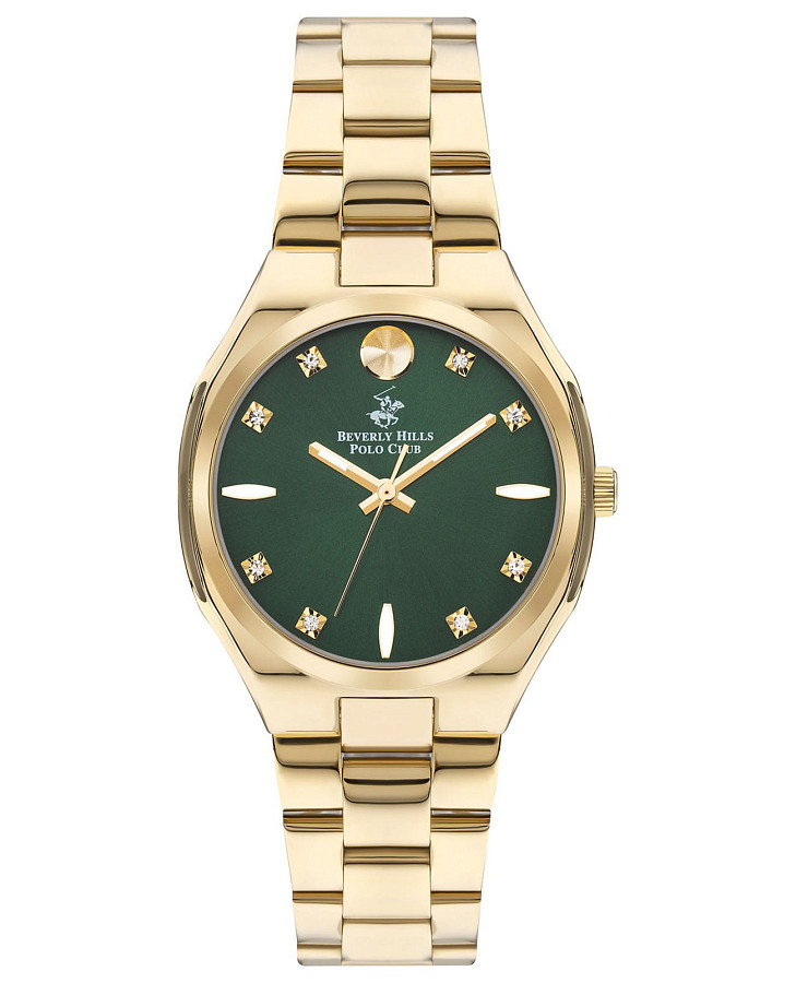Часы Beverly Hills Polo Club BP3385C.170 — женские, зеленый