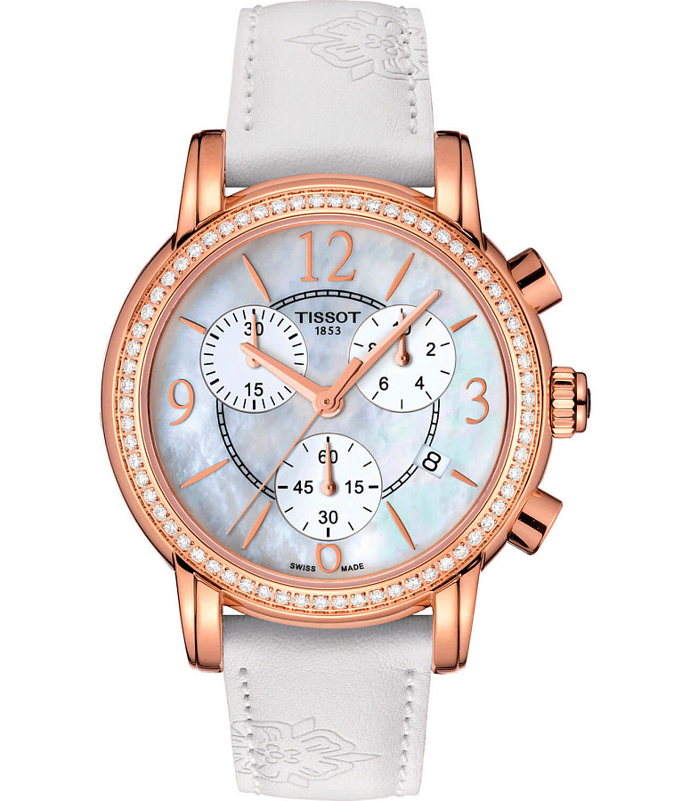 Часы Tissot Dressport T050.217.67.117.01 — женские, перламутровый