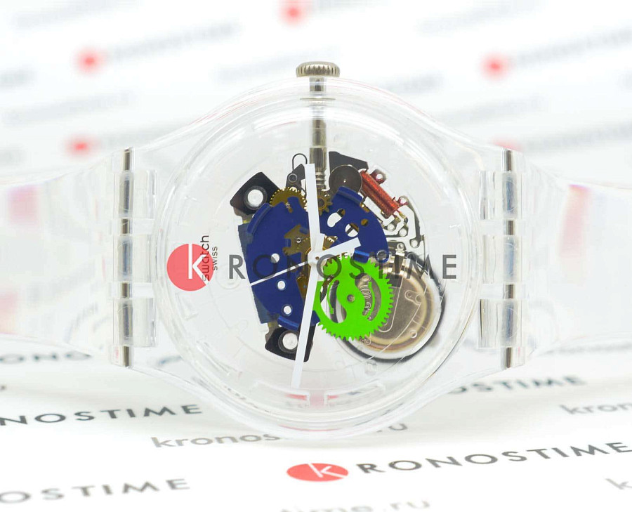 Часы Swatch New Gent Biosourced SO29K104-S06 — кварцевые, пластик