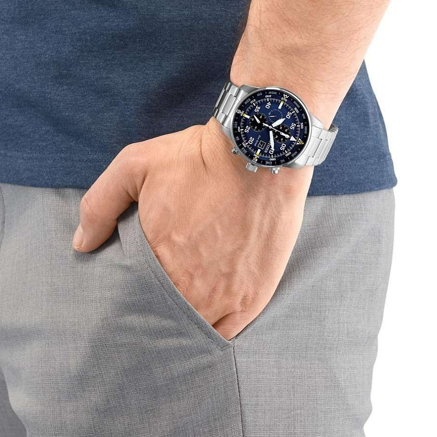 Часы Citizen Eco-Drive CA0690-88L — синий, кварцевые