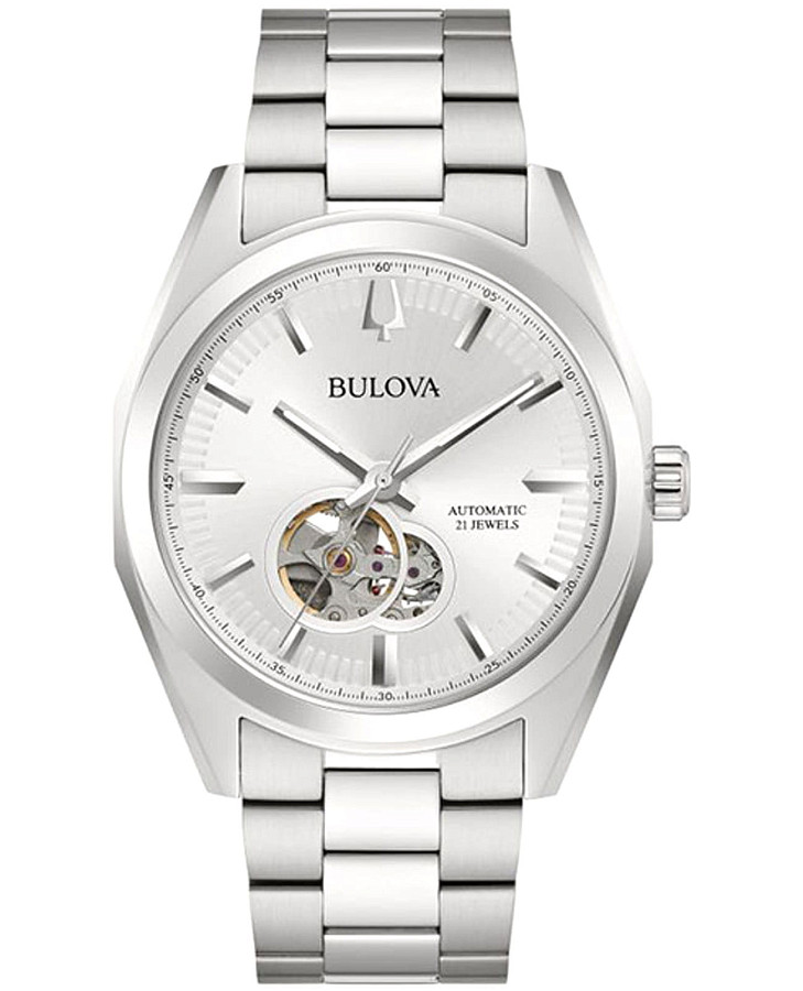 Часы Bulova Surveyor 96A274 — мужские, серебристый