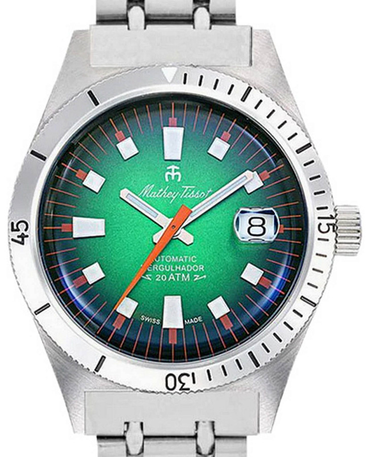 Часы Mathey-Tissot Mergulhador MRG2 — механические, металл сталь