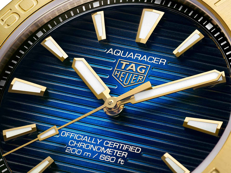 Часы TAG Heuer Aquaracer Professional 200 WBP5152.FT6210 — сталь металл золото, Швейцария