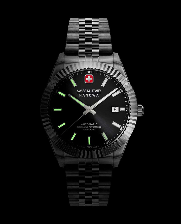 Часы Swiss Military Hanowa Diligenter SMWGL0002101 — мужские, серебристый