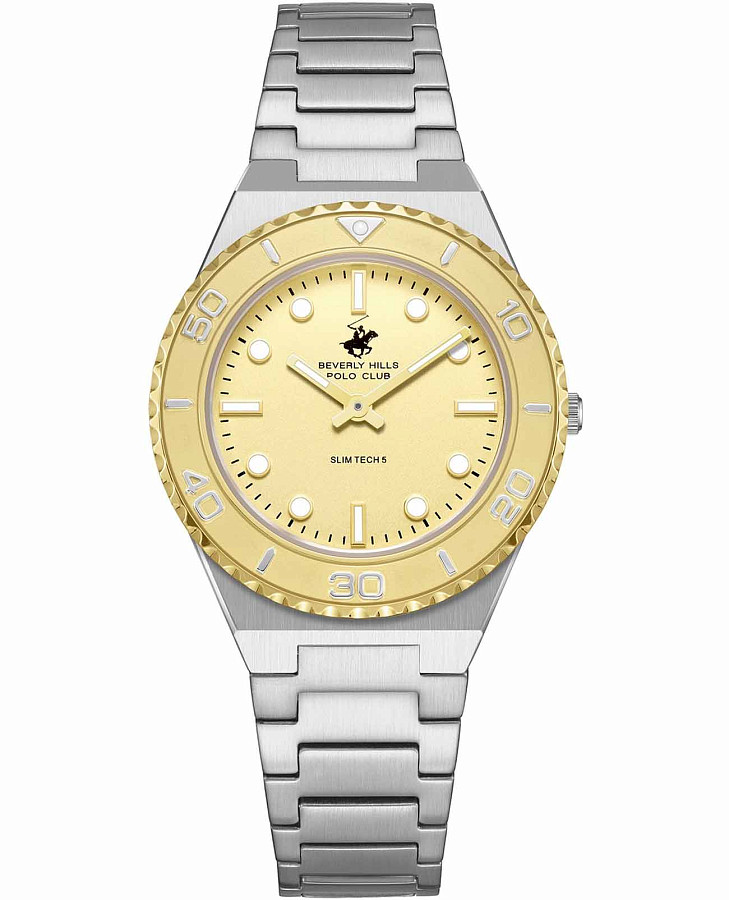 Часы Beverly Hills Polo Club Quartz BP3713X.310 — женские, желтый
