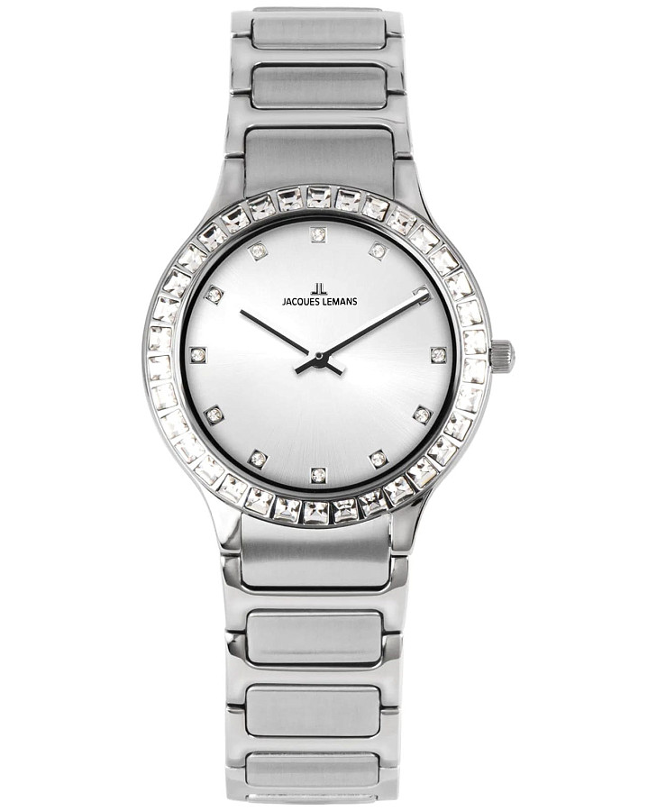Часы Jacques Lemans Milano 1-2208B — женские, серебристый