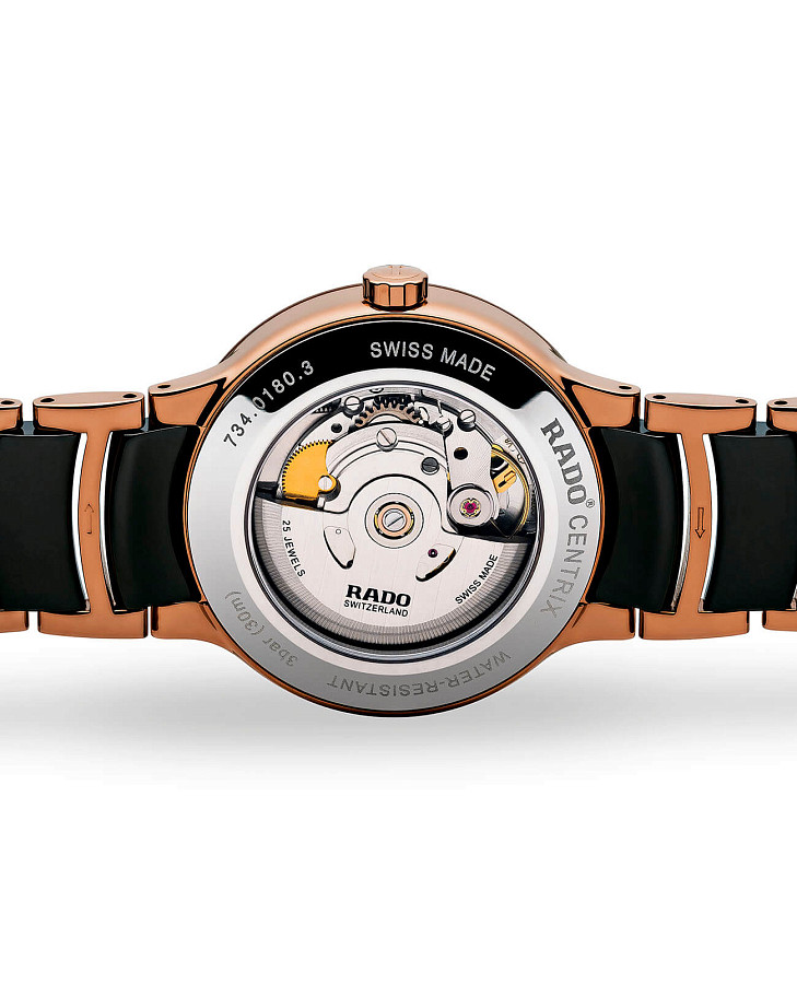 Часы Rado Centrix Automatic Diamonds R30036732 — механические, сталь металл