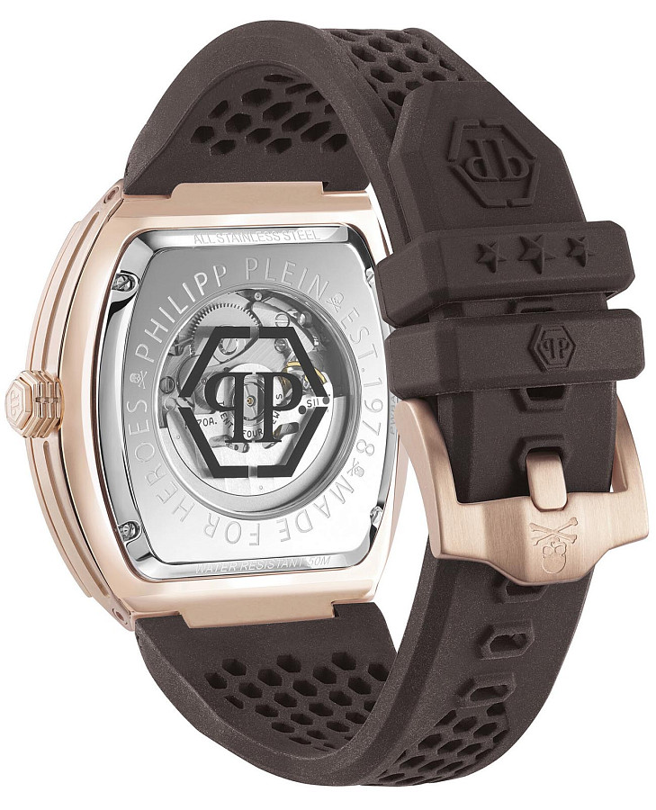 Часы Philipp Plein The Skeleton PWBAA1723 — механические, металл сталь