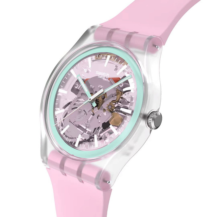 Часы Swatch New Gent Biosourced Swatch Pay! SO29K121-6000 — кварцевые, пластик