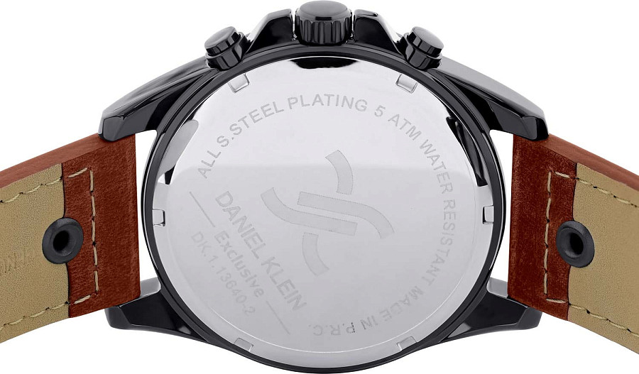 Часы Daniel Klein Exclusive DK.1.13640-2 — кожаный, мужские