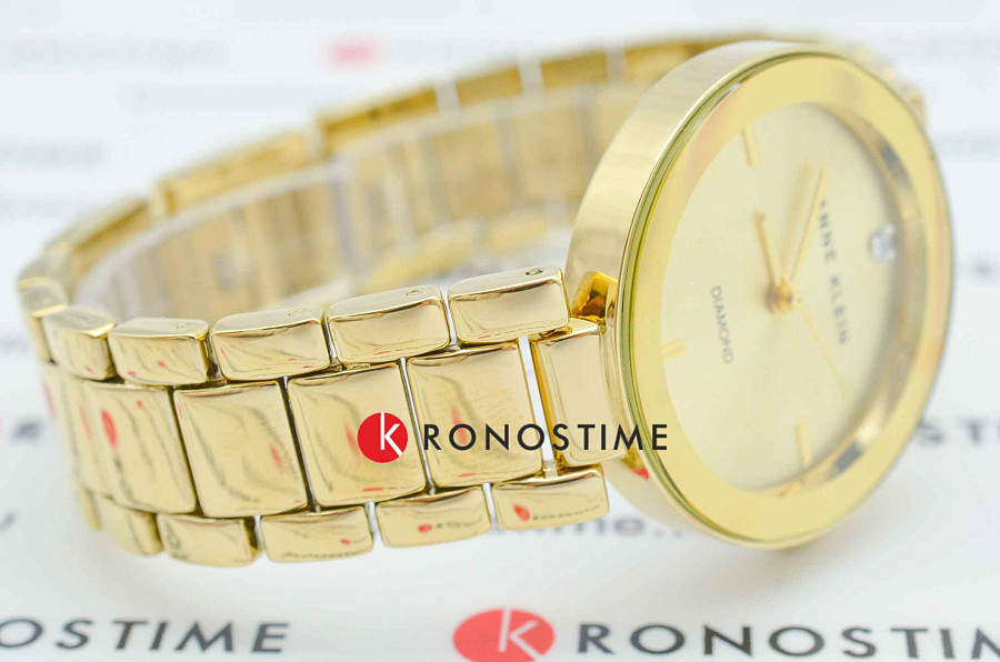 Часы Anne Klein Diamond 1362CHGB — США, кварцевые