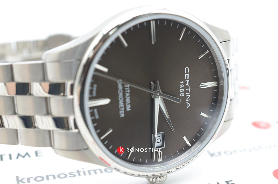 Часы Certina DS-8 Chronometer C033.451.44.081.00 — кварцевые, титан металл