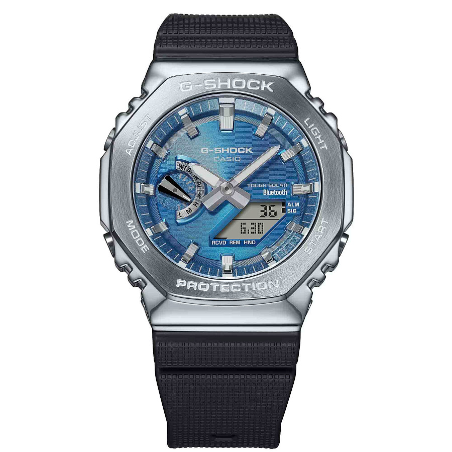 Часы Casio G-Shock GBM-2100A-2B — электронные, сталь