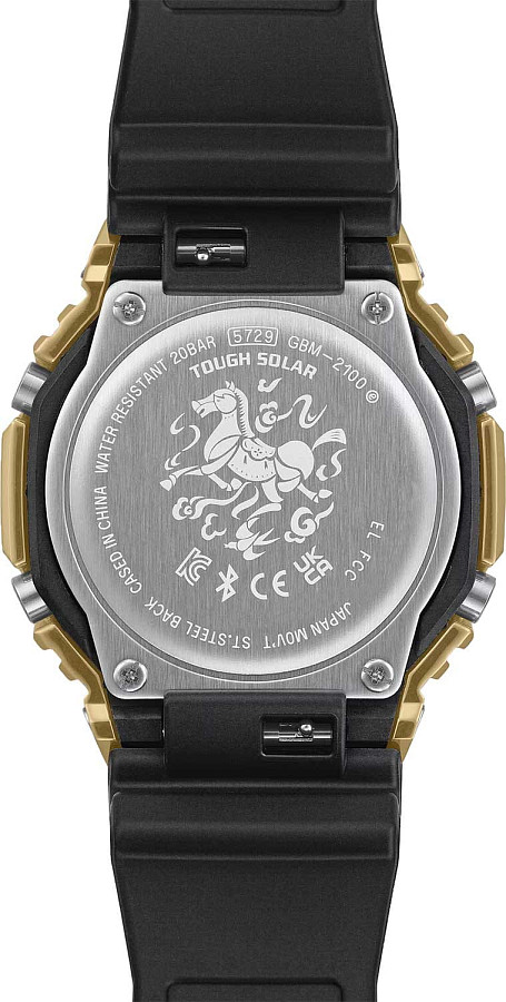 Часы Casio G-Shock GBM-2100CX-9A — пластик сталь, Япония